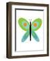 Butterfly Goes Mod Four-Jan Weiss-Framed Art Print