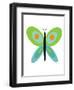 Butterfly Goes Mod Four-Jan Weiss-Framed Art Print