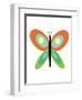 Butterfly Goes Mod One-Jan Weiss-Framed Art Print