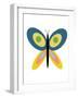 Butterfly Goes Mod Two-Jan Weiss-Framed Art Print