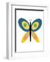 Butterfly Goes Mod Two-Jan Weiss-Framed Art Print