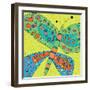 Butterfly Groove 4-Jan Weiss-Framed Art Print