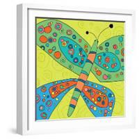 Butterfly Groove 4-Jan Weiss-Framed Art Print