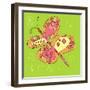 Butterfly Groove-Jan Weiss-Framed Art Print
