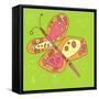 Butterfly Groove-Jan Weiss-Framed Stretched Canvas