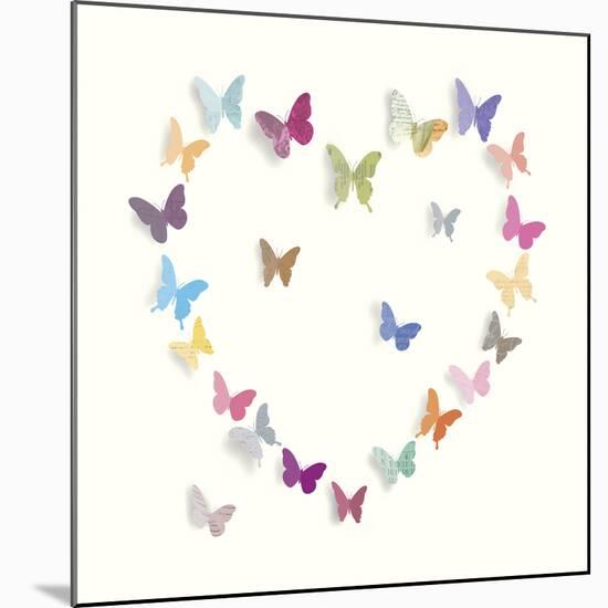 Butterfly Heart I-Sasha Blake-Mounted Giclee Print