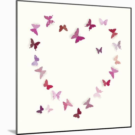 Butterfly Heart II-Sasha Blake-Mounted Giclee Print