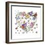 Butterfly Heart-null-Framed Premium Giclee Print