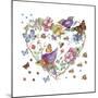 Butterfly Heart-null-Mounted Premium Giclee Print