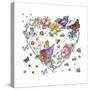 Butterfly Heart-null-Stretched Canvas