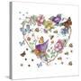 Butterfly Heart-null-Stretched Canvas