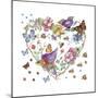 Butterfly Heart-null-Mounted Giclee Print