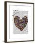 Butterfly Heart-Fab Funky-Framed Art Print