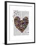 Butterfly Heart-Fab Funky-Framed Art Print