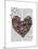 Butterfly Heart-Fab Funky-Mounted Art Print