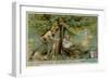 Butterfly Hunting and a Sleeper-null-Framed Giclee Print