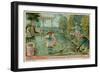 Butterfly Hunting and Fishermen-null-Framed Giclee Print