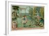 Butterfly Hunting and Fishermen-null-Framed Giclee Print
