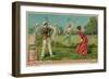 Butterfly Hunting and Lawn Tennis-null-Framed Giclee Print