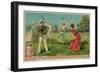 Butterfly Hunting and Lawn Tennis-null-Framed Giclee Print