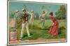 Butterfly Hunting and Lawn Tennis-null-Mounted Giclee Print