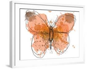 Butterfly I-Irena Orlov-Framed Art Print