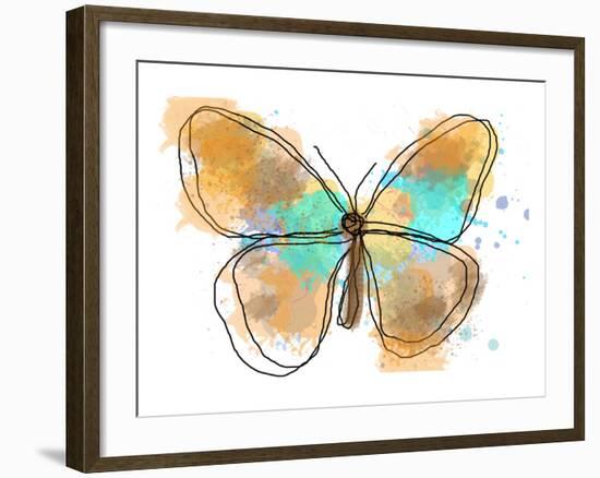 Butterfly II-Irena Orlov-Framed Art Print