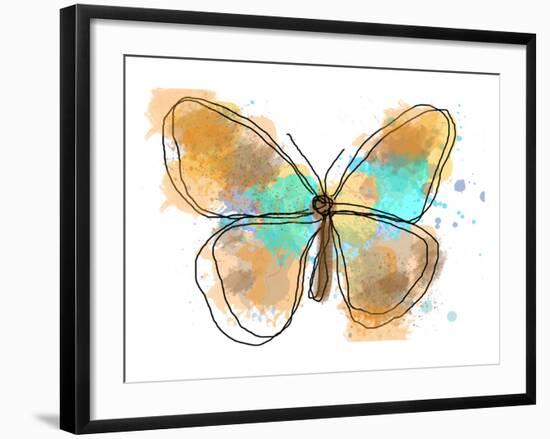 Butterfly II-Irena Orlov-Framed Art Print