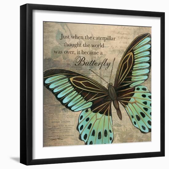 Butterfly II-Kimberly Poloson-Framed Art Print