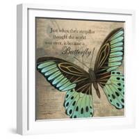 Butterfly II-Kimberly Poloson-Framed Art Print