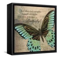 Butterfly II-Kimberly Poloson-Framed Stretched Canvas