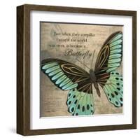 Butterfly II-Kimberly Poloson-Framed Art Print