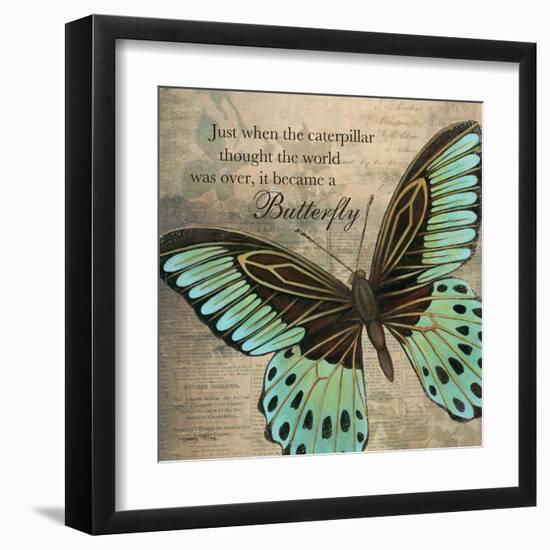 Butterfly II-Kimberly Poloson-Framed Art Print