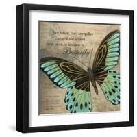 Butterfly II-Kimberly Poloson-Framed Art Print