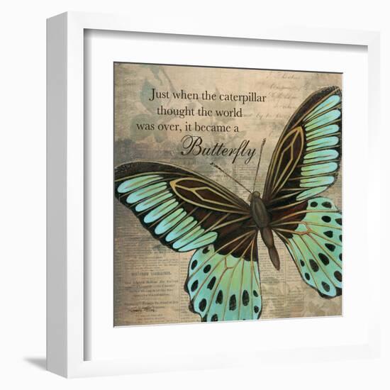 Butterfly II-Kimberly Poloson-Framed Art Print