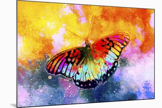 Butterfly III-Fernando Palma-Mounted Giclee Print