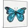 Butterfly in Blue-Cat Coquillette-Mounted Giclee Print