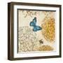 Butterfly in Flight II-Anna Polanski-Framed Art Print
