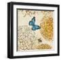 Butterfly in Flight II-Anna Polanski-Framed Art Print