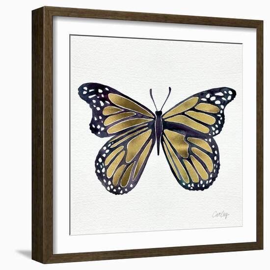 Butterfly in Gold-Cat Coquillette-Framed Giclee Print