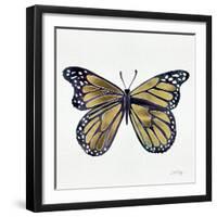 Butterfly in Gold-Cat Coquillette-Framed Giclee Print