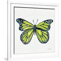 Butterfly in Lime-Cat Coquillette-Framed Giclee Print