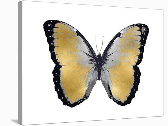 Butterfly in Metallic I-Julia Bosco-Stretched Canvas