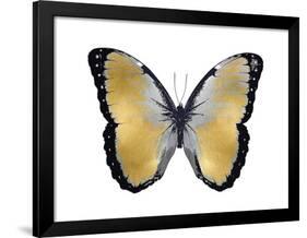 Butterfly in Metallic I-Julia Bosco-Framed Art Print