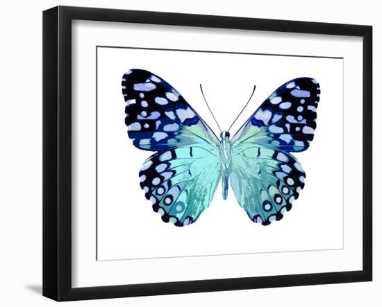 Butterfly in Metallic II-Julia Bosco-Framed Art Print