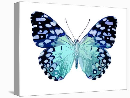 Butterfly in Metallic II-Julia Bosco-Stretched Canvas