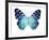 Butterfly in Metallic II-Julia Bosco-Framed Art Print