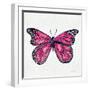 Butterfly in Pink-Cat Coquillette-Framed Giclee Print