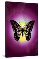 Butterfly in Purple Shadow-Ikuko Kowada-Stretched Canvas