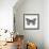 Butterfly in Silver-Cat Coquillette-Framed Giclee Print displayed on a wall